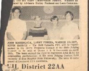 D175 Warren Elliott FFA Newspaper Clipping Freshman Year.pdf