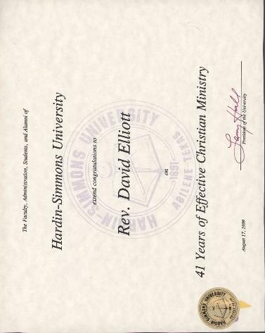 File:D173 Berl Elliott Certiicate 41 years Service Hardin-Simmons University 17 Aug 1999.pdf