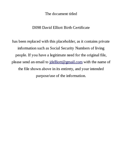 File:D098 David Elliott Birth Certificate.pdf