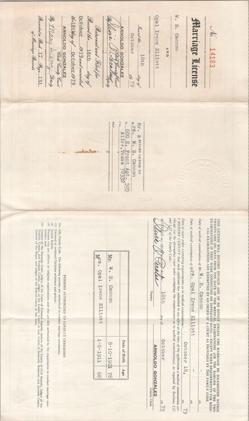 File:D204 Opal Elliott and WB Cannon Marriage License.pdf
