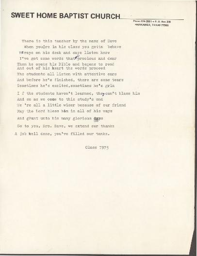 File:D118 Sweet Home Baptists Church Class 1975 Poem Berl Elliott.pdf